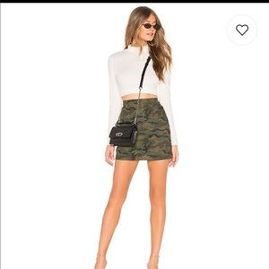 Revolve Bela Camo Mini Skirt